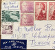 CANADA -1968, REGISTER, AIRMAIL, COVER USED TO USA, MULTI 8 STAMP, CASIMIR GZOWOSKT, RAILWAY, ROYAL QUEEN ELIZABETH, MON - Lettres & Documents