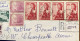 CANADA -1968, REGISTER, AIRMAIL, COVER USED TO USA, MULTI 8 STAMP, CASIMIR GZOWOSKT, RAILWAY, ROYAL QUEEN ELIZABETH, MON - Storia Postale