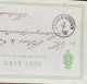 DENMARK 1890, STATIONERY CARD USED, NYKJUBING & FREDERIKSHAVN  2 DIFFERENT CITY CANCEL. - Brieven En Documenten