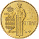 Monnaie, Monaco, Rainier III, 5 Centimes, 1995, Paris, BU, FDC, Cupro-Aluminium - 1960-2001 Nouveaux Francs