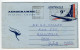 Australia 1966 9c. Airplane Tail Aerogramme / Air Letter; Hobart, Tasmania To Gallopolis, Ohio, United States - Aerograms