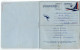 Australia 1966 9c. Airplane Tail Aerogramme / Air Letter; Hobart, Tasmania To Gallopolis, Ohio, United States - Aérogrammes