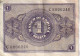 BILLETE DE BURGOS DE 1 PTA DEL 30 ABRIL 1938 SERIE C  (BANKNOTE) - 1-2 Peseten