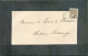 2c. ADOLPHE Obl. Dc DIEKIRCH Sur Faire-part De Deuil (F-X FRAUENBERG) Le 10 Avril 1867 Vers Bitrange. - 20942 - 1895 Adolphe Rechterzijde