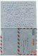 Australia 1955 10p. Plane Over Globe Aerogramme / Air Letter; Mermaid Beach, Queensland To Dunnellon, Florida, U.S. - Aérogrammes