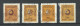 FINLAND FINNLAND Revenue Insurance Tax Taxe O NB! 2 Stamps In The Middle Have Thinned Places! - Fiscale Zegels