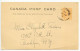 Canada 1928 1c. King George V Postal Card; Walkerton, Ontario - St. Anne's Church Of Riversdale To Brooklyn, New York - 1903-1954 De Koningen