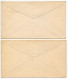 Canada 1898 2 Different Mint Postal Envelopes - 1c. & 2c. Queen Victoria - 1860-1899 Reign Of Victoria