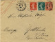 FRANCE - 1908 Enveloppe 10c Semeuse Lignée +5c & 10c Semeuse D'AJACCIO,Corse Pour L'Allemagne - Enveloppes Types Et TSC (avant 1995)