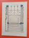 LES METAUX OUVRES 1889 LITHO FER FONTE CUIVRE ZINC " Grille De Facade Hospice De Bordeaux Duru Constructeur " 3 PLANCHES - Architecture