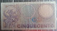 1 Banknote Billet ITALIA 500 Lire E.Vangelli 1976 T.13 N°572164 Propre Avec Plis - 500 Liras