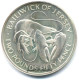 BAILIWICK OF JERSEY 1972 TWO POUNDS FIFTY PENCE 25 MATRIMONIO ELISABETTA II - 2 Pond