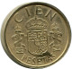 100 PESETAS 1984 SPAIN Coin #AR192.U - 100 Pesetas