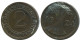 2 RENTENPFENNIG 1924 J GERMANY Coin #AD463.9.U - 2 Renten- & 2 Reichspfennig