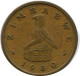 1 CENT 1980 ZIMBABWE Pièce #AZ084.F - Simbabwe