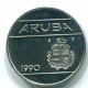 25 CENTS 1990 ARUBA (NIEDERLANDE NETHERLANDS) Nickel Koloniale Münze #S13635.D - Aruba