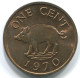 1 CENT 1970 BERMUDAS BERMUDA Münze #WW1192.D - Bermuda