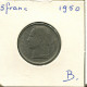 5 FRANCS 1950 DUTCH Text BELGIUM Coin #AW878.U - 5 Francs