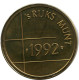 1992 ROYAL DUTCH MINT SET TOKEN NÉERLANDAIS NETHERLANDS MINT (From BU Mint Set) #AH033.F - Jahressets & Polierte Platten
