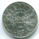 100 FRANCS 1992 FRANKREICH FRANCE JEAN MONNET Ag UNC #FR1042.37.D - 100 Francs