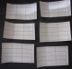 6 X SHEETS OF 12 GREETINGS LABELS FROM BOOKLETS WITH DUPLICATION. !!!!! NO STAMPS !!!!! ~ #02888 - Collections