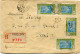 COTE D'IVOIRE LETTRE RECOMMANDEE DEPART ABIDJAN 23 DEC 35 COTE D'IVOIRE POUR LA FRANCE - Briefe U. Dokumente