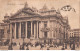 VINTAGE POSTCARD 1922  BRUSSEL BRUXELLES - DE BEURS LA BOURSE - EXCHANGE - Monumenten, Gebouwen