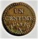 FRANCE / 1 CENTIME DUPRE / AN 6 - 1795-1799 Direttorio