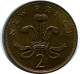 2 NEW PENCE 1977 UK GROßBRITANNIEN GREAT BRITAIN Münze #AZ047.D - 2 Pence & 2 New Pence