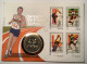 Isle Of Man CROWN Coin1984 Olympic Games Los Angeles USA Numisletter(Numisbrief JEUX Olympiques Football GB QEII Monnaie - Isle Of Man