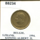 5 FRANCS 1994 DUTCH Text BELGIQUE BELGIUM Pièce #BB234.F - 5 Francs