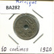 10 CENTIMES 1920 FRENCH Text BELGIUM Coin #BA282.U - 10 Cent