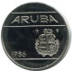 25 CENTS 1986 ARUBA Coin (From BU Mint Set) #AH071.U - Aruba