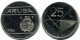 25 CENTS 1986 ARUBA Coin (From BU Mint Set) #AH071.U - Aruba