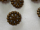 LOTTO DI PICCOLI VECCHI BOTTONI FIORI  FLOWERS OTTONE BRONZO.? - Boutons