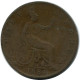 HALF PENNY 1884 UK GREAT BRITAIN Coin #AZ645.U - C. 1/2 Penny