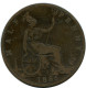 HALF PENNY 1886 UK GBAN BRETAÑA GREAT BRITAIN Moneda #AZ647.E - C. 1/2 Penny