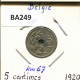 5 CENTIMES 1920 DUTCH Text BÉLGICA BELGIUM Moneda #BA249.E - 5 Cent