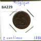 2 CENTIMES 1886 BELGIQUE BELGIUM Pièce #BA229.F - 2 Cents