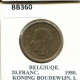 20 FRANCS 1980 FRENCH Text BELGIQUE BELGIUM Pièce #BB360.F - 20 Frank