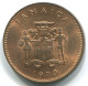 1 CENT 1970 JAMAÏQUE JAMAICA Pièce #WW1185.F - Giamaica