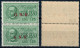 RSI COPPIA VERTICALE ESPRESSO L. 1,25 SOPRASTAMPA G.N.R. DEL II E III TIPO - NUOVI MNH ** - SASSONE E19II - E19III - Express Mail