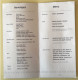 KLM Menu VOO.348 - Menu Cards