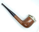 CHACOM NAVIGATOR 110 Straight Billiard Pipe With Cap, Used Vintage Smoking Tobacco Pipe / Pfeife - Bruyerepfeifen
