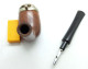 Delcampe - CHACOM NAVIGATOR 110 Straight Billiard Pipe With Cap, Used Vintage Smoking Tobacco Pipe / Pfeife - Heather Pipes