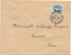 FRANCE MARIANNE ALGER N° 639 SEUL LETTRE PARIS 101 19.2.1945 AU TARIF - 1944 Coq Et Maríanne D'Alger