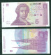 Croatia 1991 5 HRD Banknote Croatian Dinar Boskovic Mathematic Physics Astronomy Geodesy Nobel Price UNC - Croatie