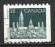 Canada 1989. Scott #1194A (U) Parliament (Library) - Rollo De Sellos