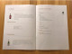 Delcampe - KLM Business Class Menu AMS-SIN 31 DEC 2022 - Menu Cards