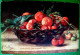 CPA  NATURE MORTE AUX FRUITS . ART .  CORBEILLE DE FRAISES . STILL LIFE STRAWBERRIES IN BASKET  OLD PC A / S M. BILLING - Piante Medicinali